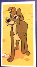 LADY AND THE TRAMP-TRAMP.1989 THE MAGICAL WORLD OF DISNEY.BROOKE BOND.CARD # 17.