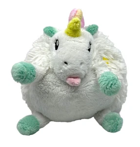 Juguete de peluche unicornio de nieve aplastable 10" febrero 2020 melena arco iris animal de peluche - Imagen 1 de 6