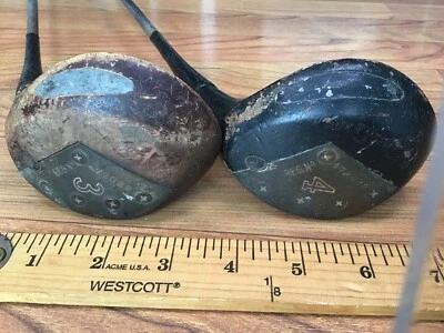 Wilson Patty Berg Autograph Model 3 & 4 Woods RH Original Shafts & Grips - Image 1 of 4