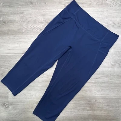 Zuda Mujer Capri Cintura Alta Leggings Talla LP Atlético Entrenamiento Pantalones Cortos Foto 1 de 4