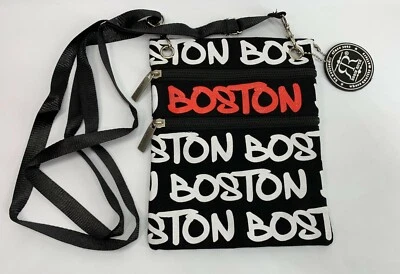 Bolso Bandolera ROBIN RUTH Boston Escritura Plateado Naranja Doble Cremallera Bolsa Cartera Foto 1 de 4