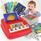 Kids Word Matching Cards Game 2 in 1 Letters Spelling Learning Educational Toys.