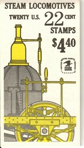 Scott BK163 22¢ Dampflokomotiven postfrisch kostenloser Versand in USA! - Bild 1 von 1