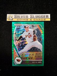 2021 Kevin Abel Prizm Draft Picks Green Pulsar! Beavers!