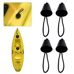 4PCS Silicone Kayak Scupper Plug Kit Canoe Drain Holes Stopper Bung Accessories - Picture 1 of 8