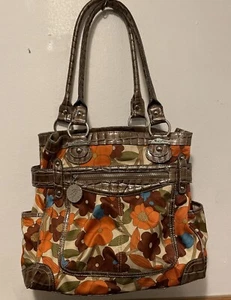Genna DeRossi Purse Tote Multi Pocketed & Sections! Very Nice Conditiion! - Picture 1 of 22