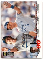 1995 Collector's Choice Best of the 90's Robin Yount/ George Brett/ Dave