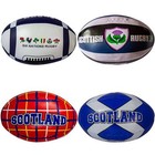 Mini Rugby Ball Soft Child-Friendly, Scottish Flags, Thistle, and Tartan Designs