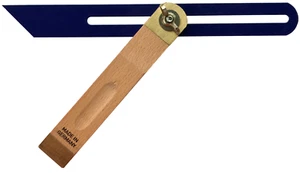 MIB Schmiege Con Buchenholzschenkel Blu Ricoperto 250/300 MM a Scelta - Picture 1 of 1