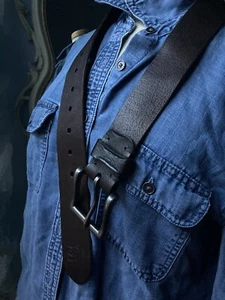 Vintage Abercrombie and Fitch Ledergürtel Größe Small/Medium - Bild 1 von 5