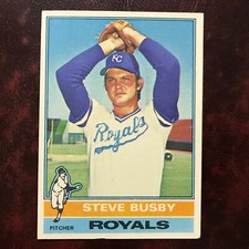 1976 Topps Set STEVE BUSBY #260 KANSAS CITY ROYALS - NM/MINT *HIGH GRADE*