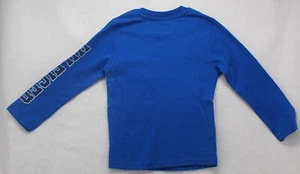 TOMMY HILFIGER Shirt Boys Size 6 Olympic Blue Tee Long Sleeve Graphic - Picture 1 of 6