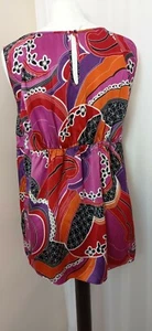 Untold Silk Top 12 NEW bright print - Picture 1 of 4