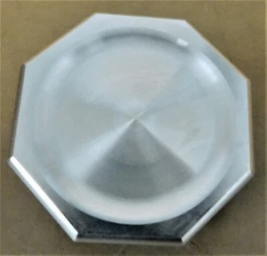 Be Cool/TRM 75002N Natural Finish Billet Hexagon 13-15 LB Stant Radiator Cap - Picture 1 of 3