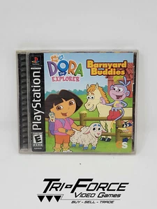 Dora The Explorer Barnyard Buddies Playstation 1 PS1 CIB Completo, probado! - Imagen 1 de 3