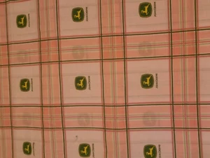 John Deere Tractor cotton fabric 45" wide by the yard - Picture 1 of 1