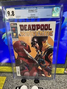 Oktober 2024 Marvel Avengers #17 CAFU Variante Deadpool Wolverine Graded CGC 9.8 - Bild 1 von 6
