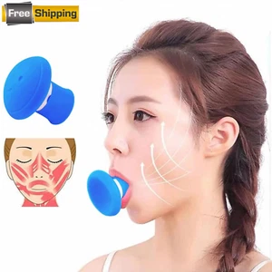 Ejercitador facial V, línea de la mandíbula y boca adelgazante ejercicio facial antiarrugas para abeto - Imagen 1 de 5