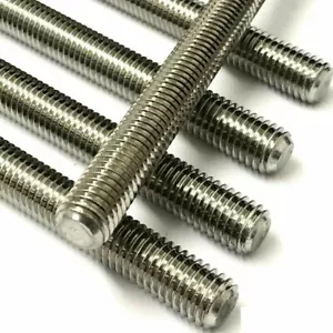 M6 A2 Edelstahl Gewindeschnabel - Stabnieten 6 mm + Vollmuttern + Unterlegscheiben - Bild 1 von 1