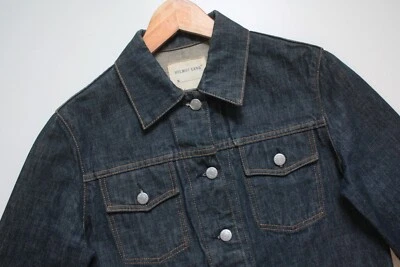 Chaqueta Helmut Lang Clásica Denim Azul Marino Hecha en Italia 40 De Colección Foto 1 de 4