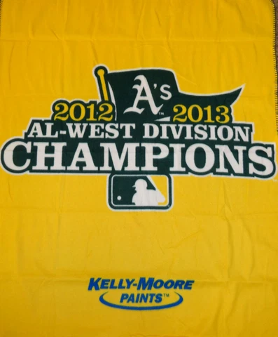 Oakland Athletics A's BACK -TO- BACK AL WEST CHAMPS SGA FLEECE BLANKET BRAND NEW Cover