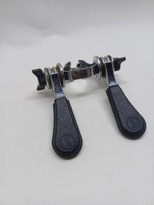 Vintage Simplex Criterium Downtube Shifters Clamp On 28.6 - Image 1 of 4