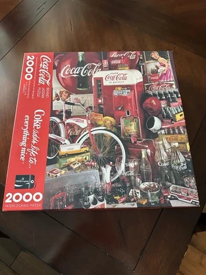 Coca-Cola 2000 Piece Puzzles Pack of 2 - Image 1 of 4