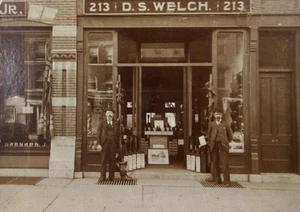 Rome New York Store Photo Welch Shoes Owner Letter Cuba Free Hawaii Annexed 1897 - Picture 1 of 7