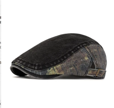 Sombrero de hiedra espiga a rayas de lana Gorra Gatsby Golf Conducción Plana Taxista Newsboy Foto 1 de 4