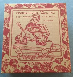 Fisher-Price 'Popeye Cowboy' Pull Toy Reproduction  - Picture 1 of 8