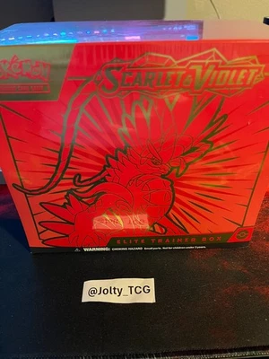 Pokemon TGC Escarlata y Violeta Elite Entrenador Caja ETB Koraidon NUEVO SELLADO DE FÁBRICA Foto 1 de 2