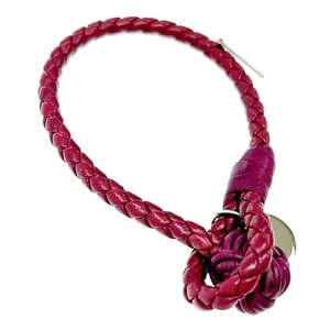 Pulsera BOTTEGA VENETA Cuero Intrecciato Púrpura 308309 - Imagen 1 de 10