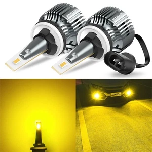 AUXITO 892 880 893 LED Fog Driving Light 4000LM Bulb 100W 3000K Yellow Golden 2X - Picture 1 of 11