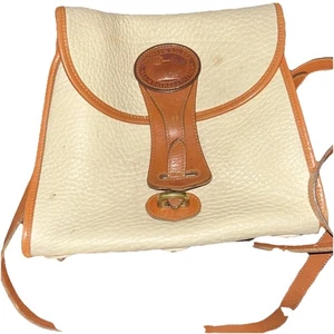 Borsa a tracolla vintage Dooney & Bourke pelle marrone chiaro per tutte le stagioni - Foto 1 di 9
