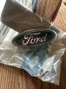 OEM NEW Front Bumper Grille Emblem Badge Blue Oval Ford Fiesta Taurus BE8Z8213A - Picture 1 of 2