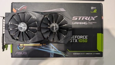 BOXED GAMING ASUS STRIX NVIDIA GEFORCE GTX1050 GRAPHICS CARD, DIRECT X12 WINDOWS - Image 1 of 4