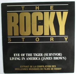 SURVIVOR & JAMES BROWN - FRANCE PROMO SP (7") "THE ROCKY STORY" - Picture 1 of 2