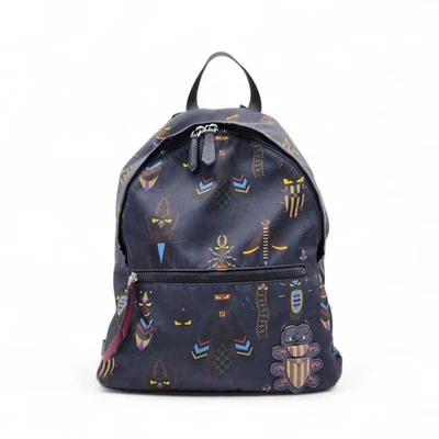 Fendi Monster Backpack Limited Edition 7VZ043 Black - Image 1 of 4
