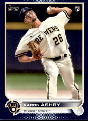2022 Topps #78 Aaron Ashby Royal Blue - Image 1 of 2