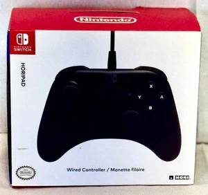HORIPAD WIRED Black Controller for NINTENDO SWITCH, New in Box! - Picture 1 of 8