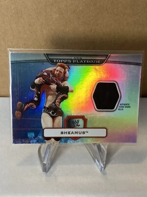 WWE Sheamus Topps Platinum 2010 Event Worn Relic Card DWC1 - Image 1 of 2