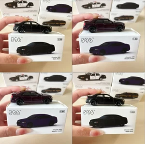 596 Model 1:64 Chrysler 300C SRTV8 Matte Black Metallic Purple Collectible Car - Picture 1 of 10