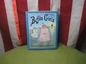 BUFFALO GIRLS folk song Bobette McCarthy art autograph 1987 signed kids book - Picture 1 of 3