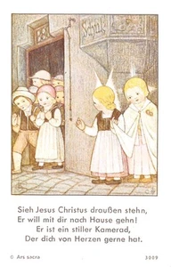 Diligence picture holy picture prayer picture devotional picture Holy card Ars sacra "H385" - Picture 1 of 1