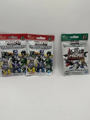 (3) Packs Lot  Kre-o Transformers Micro Changers Kreo Figure or vehicle 2 in 1 - Image 1 of 4