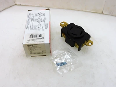 PASS & SEYMOUR LEGRAND L1730-R TURNLOK RECEPTACLE 30A 600V 3P 4W - Image 1 of 4