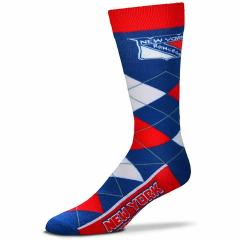 New York Rangers Argyle Dress/Casual Socks OSFM Cover