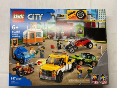 LEGO City 60258 - Tuning Workshop - New and Sealed - Image 1 of 4