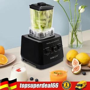 5000W Standmixer Blender 9 Gänge Hochleistungsmixer Smoothiemaker Kaffeemühle - Bild 1 von 15