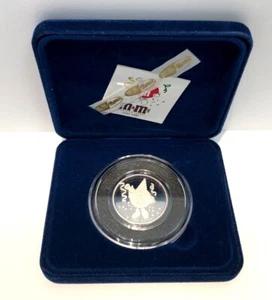 M&M's 50TH ANNIVERSARY 1940-1990 One Ounce .999 Silver Round with Original Box - Picture 1 of 7
